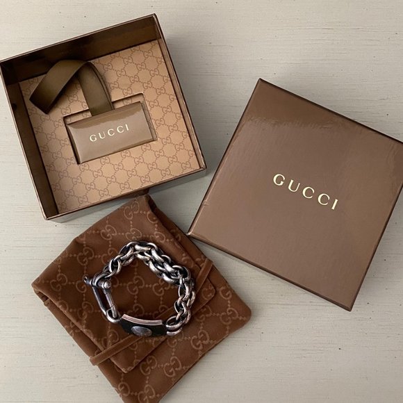Gucci Runway Collection Mens Chain Link Bracelet